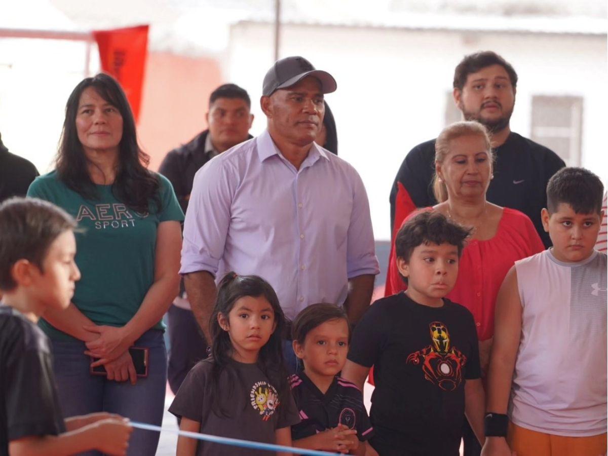 ¡Llegó la 102! Condepor inaugura cancha de usos múltiples en la colonia Bernardo Dazzi de Tegucigalpa