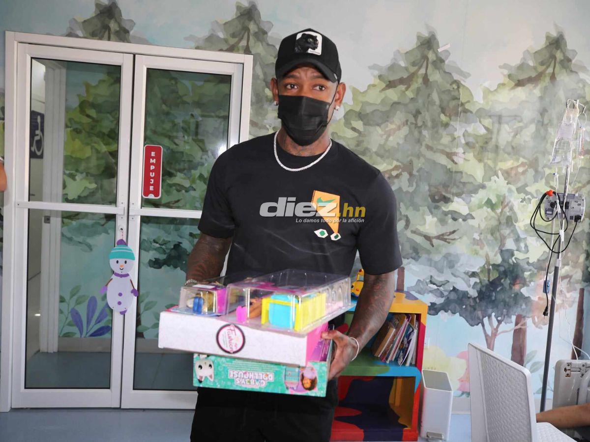 ¡Qué crack! El lindo gesto de Romell Quioto en la Fundación Hondureña para el Niño con Cáncer