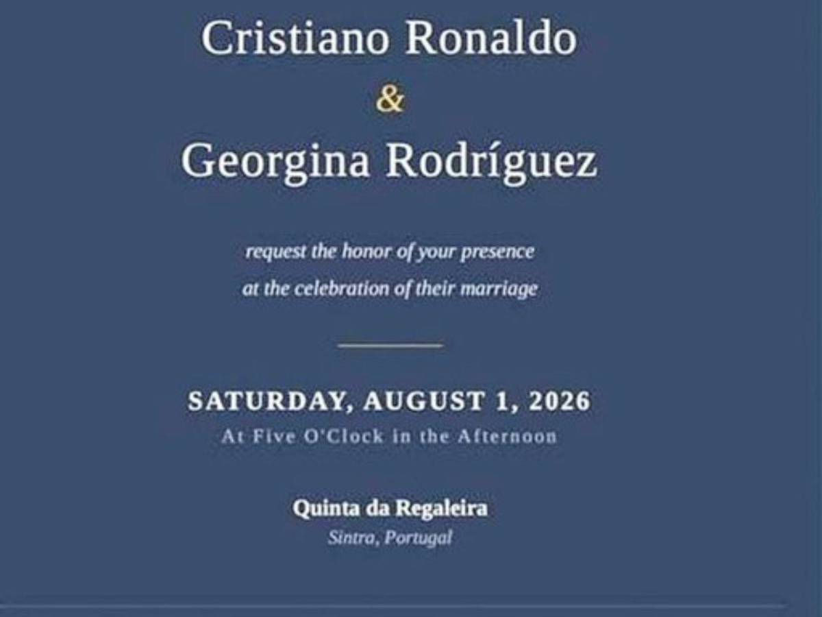 Boda de Cristiano Ronaldo y Georgina: fecha, lista de invitados y el regalo que piden