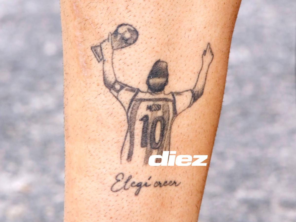 Locura por Messi en Honduras: Fanáticos se tatúan al 10 del Inter Miami en su piel: “Me costó 600 dólares”