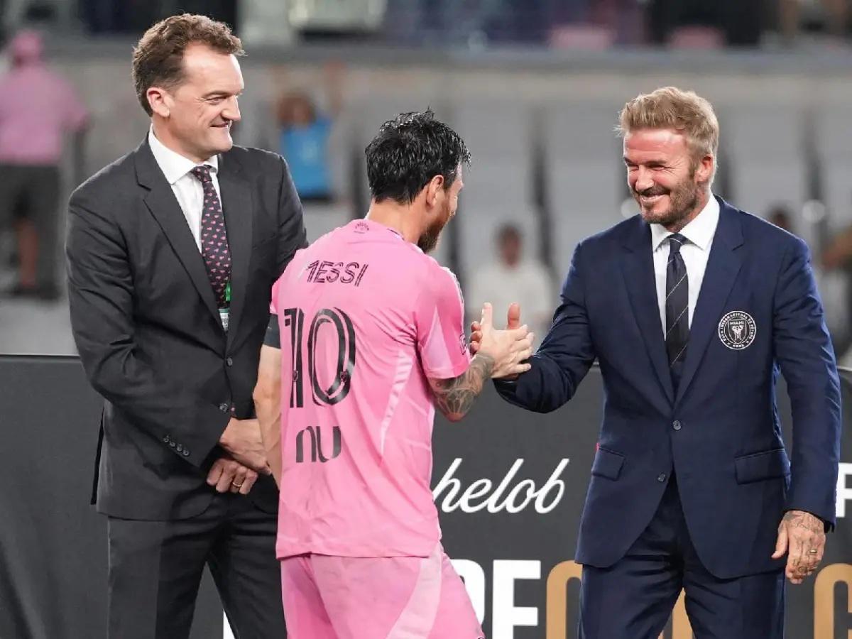 Conmigo no: el fuerte cruce de Messi que puede ser castigado en la MLS tras ganar la Leagues Cup