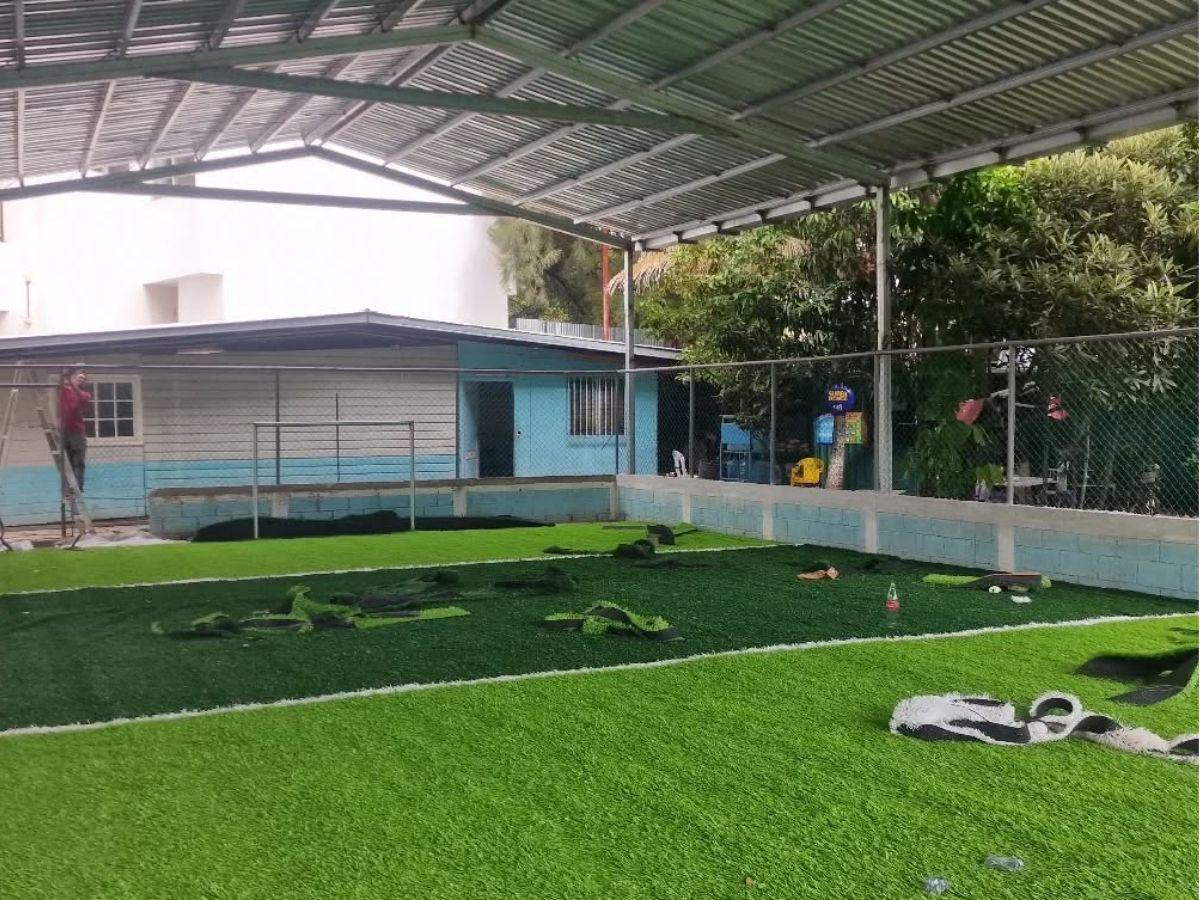 Condepor arranca con la instalación de la grama sintética en la cancha Dientes de Leche