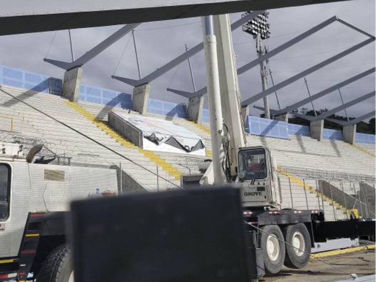 ¡Otro paso importante! Condepor anuncia finalización de trabes para el moderno techado de sol centro del Estadio Nacional