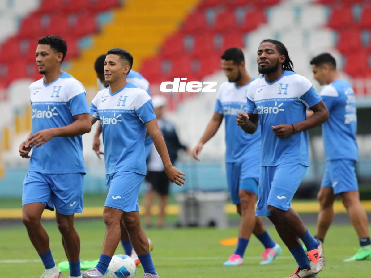¡Visitas sorpresa! Legionario se bajó del avión directo al entreno de la Selección de Honduras y un lesionado dijo adiós a la concentración