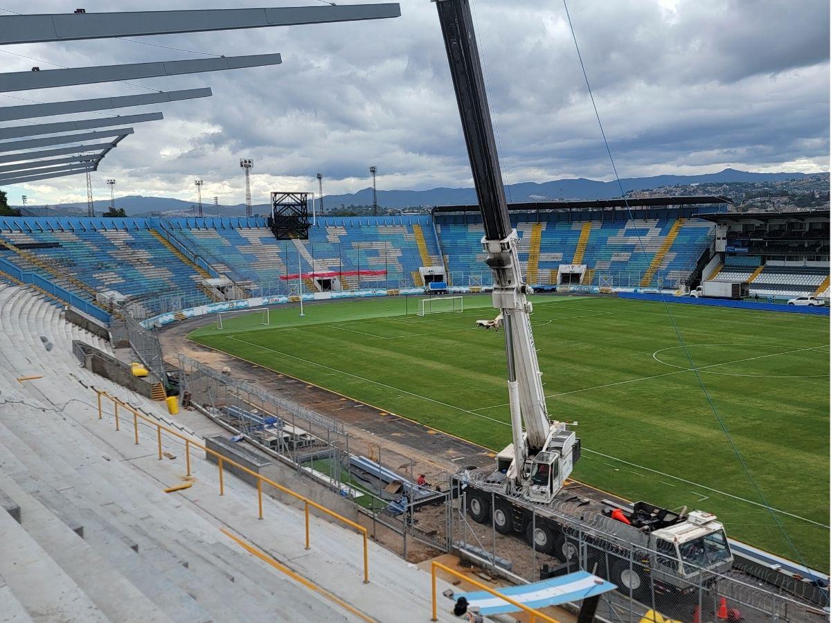 ¡Otro paso importante! Condepor anuncia finalización de trabes para el moderno techado de sol centro del Estadio Nacional