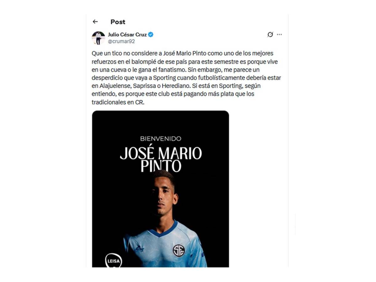 Todo por dinero, reacción de la prensa hondureña tras salida de Pinto de Olimpia