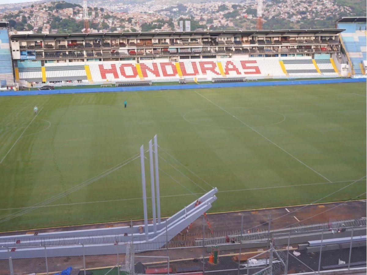 Condepor pone en marcha una de las fases decisivas de la instalación del nuevo techado en el Estadio Nacional