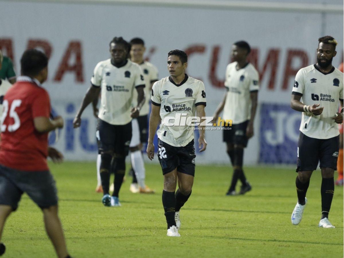 Portero de Marathón encendió alarmas, jugador de Olimpia en camilla, bronca de Benguché y el “regaño” a Troglio en el Morazán