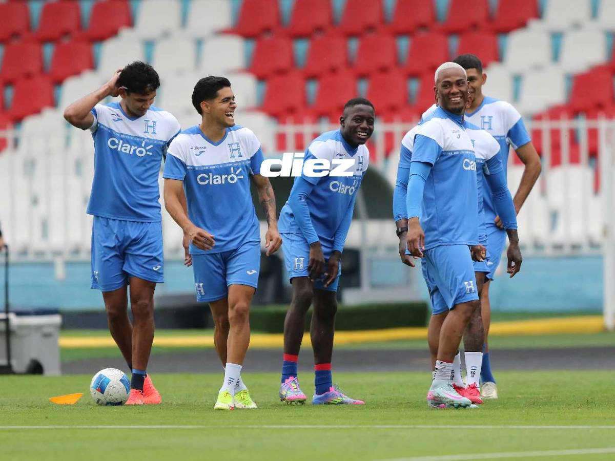 ¡Visitas sorpresa! Legionario se bajó del avión directo al entreno de la Selección de Honduras y un lesionado dijo adiós a la concentración
