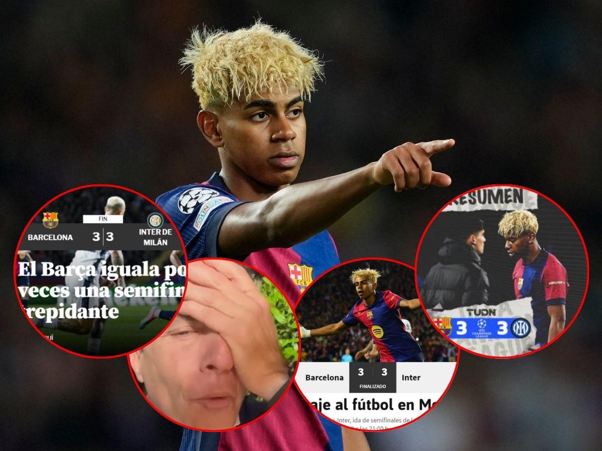 Resultado injusto, Homenaje al fútbol: así reaccionó la prensa tras el empate entre Barcelona ante Inter en Champions