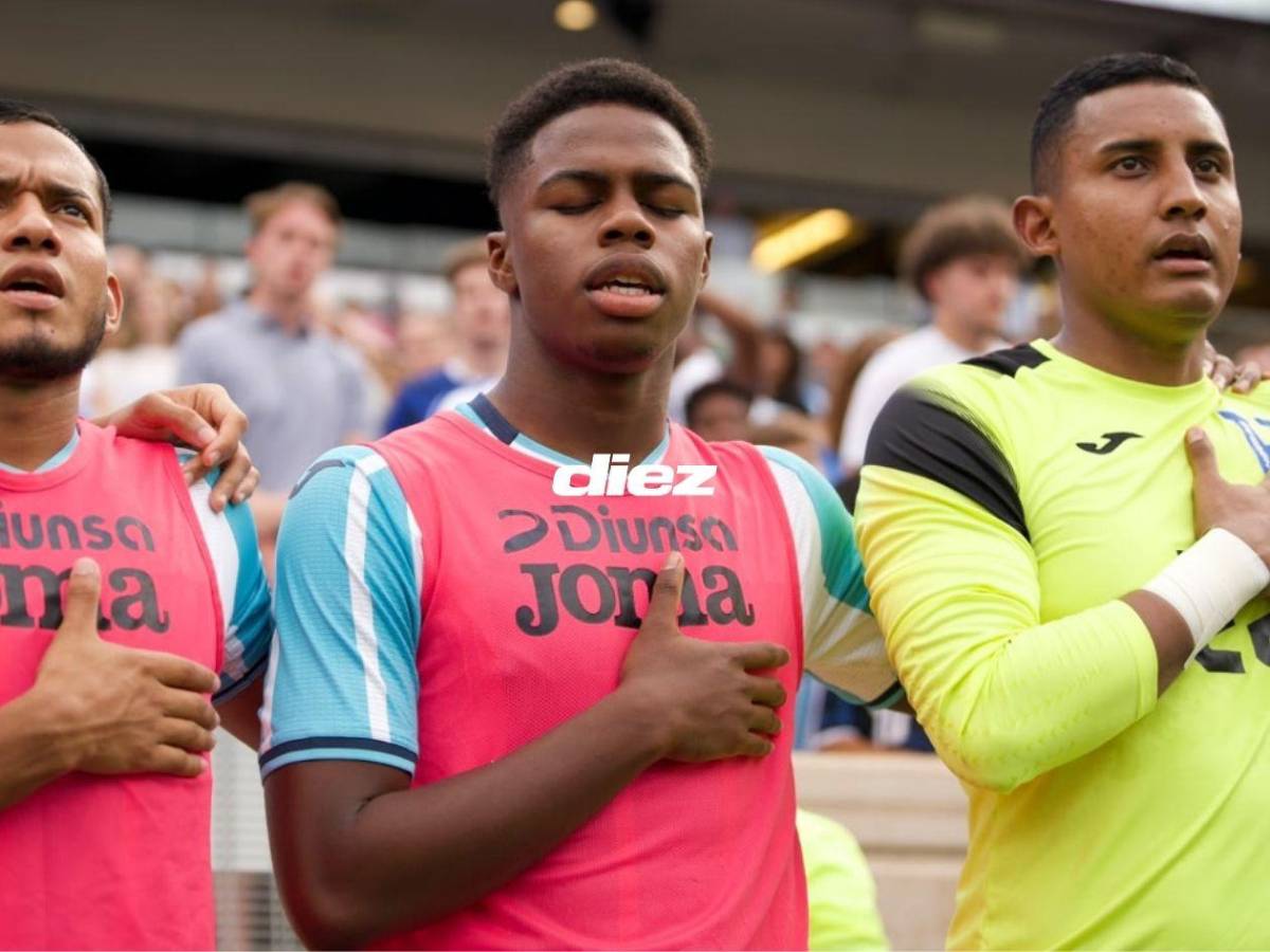 Keyrol Figueroa a todo pulmón: las otras fotos que no viste del Honduras-Argentina