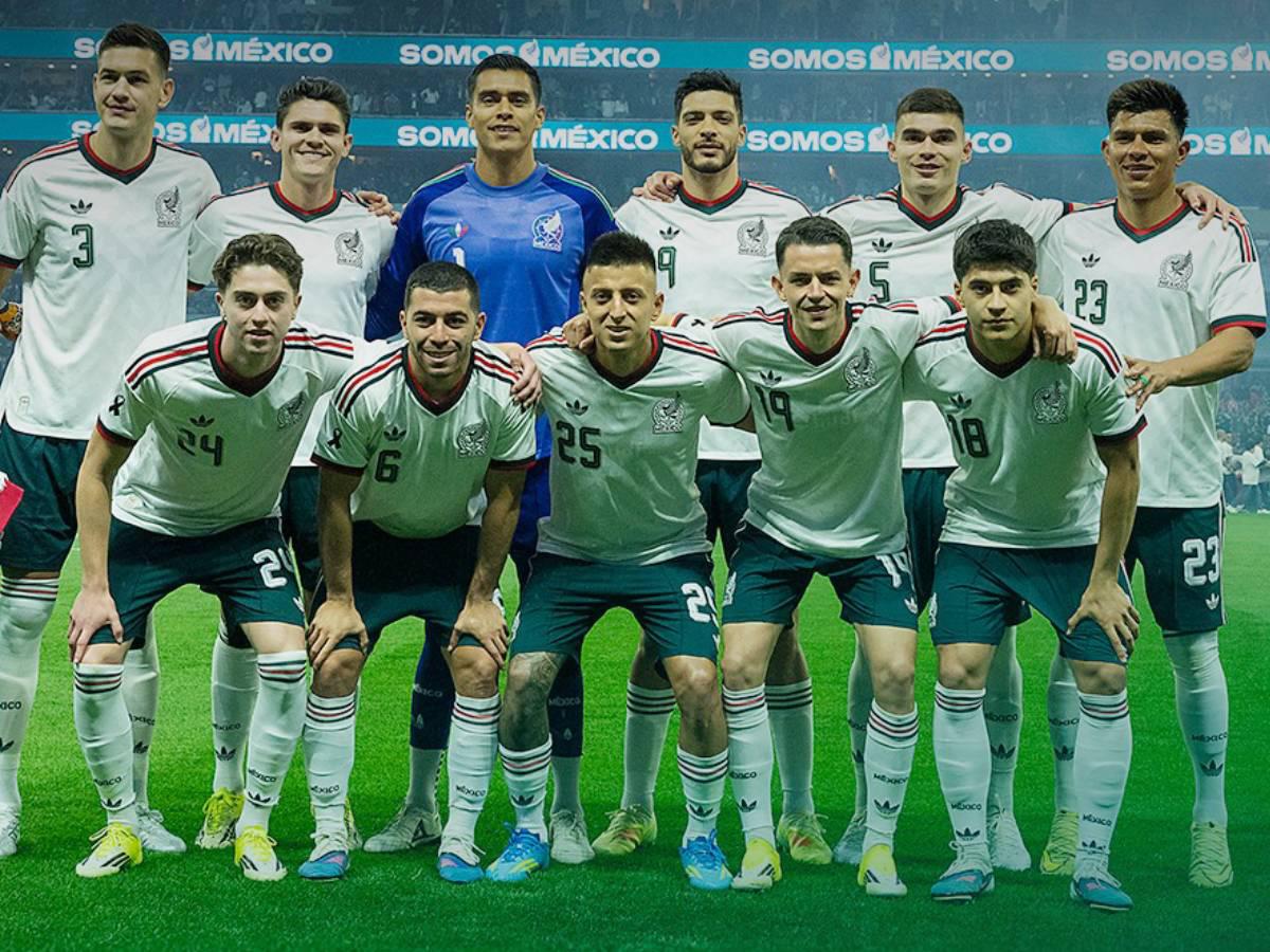 El equipo mexicano que fue titular ante Portugal.
