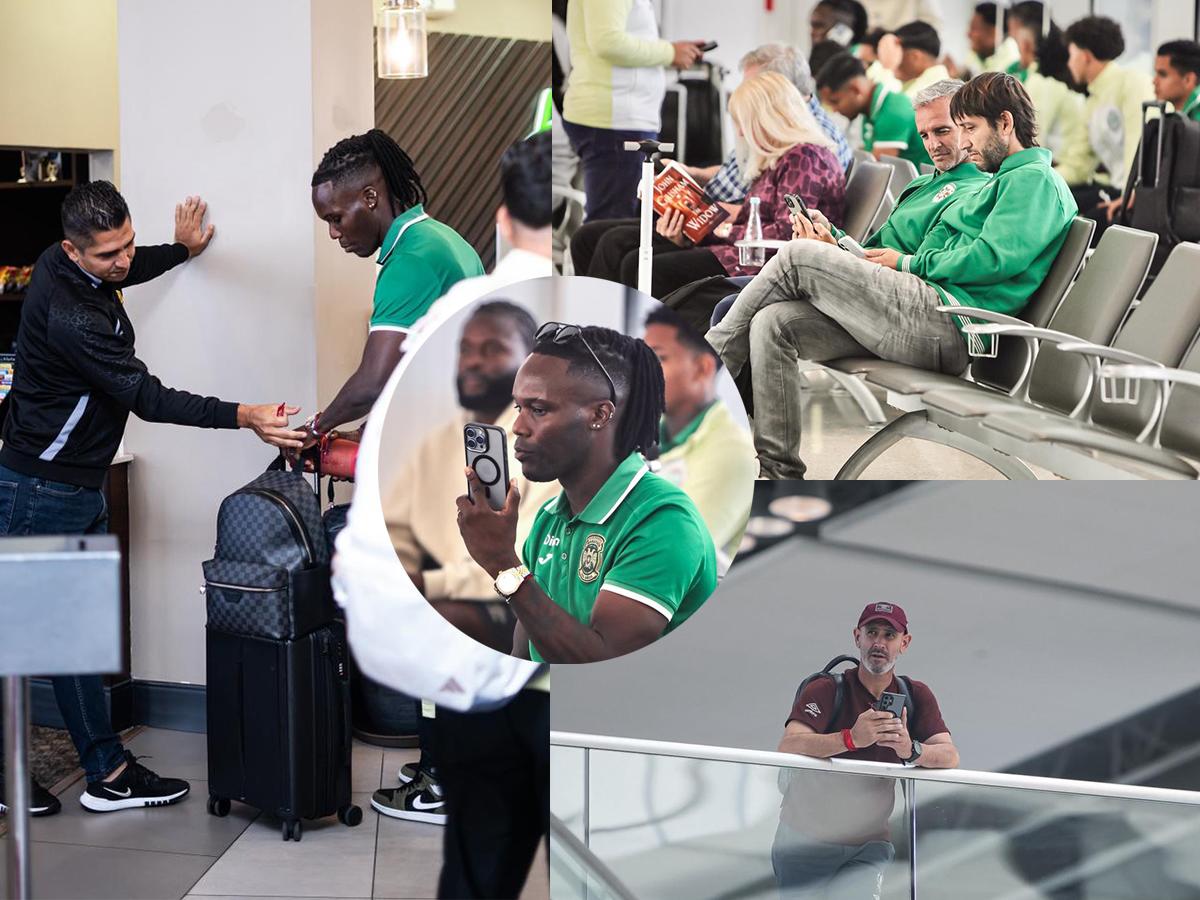 Olimpia y Marathón se encuentran en el aeropuerto de Estados Unidos; lo que pasó con Rubilio y Espinel