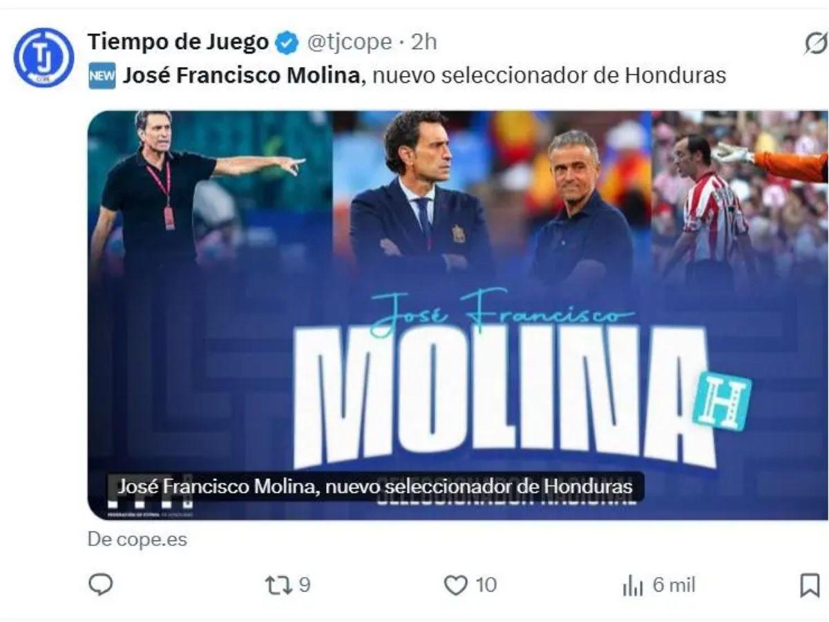 ¡Su fichaje por Honduras retumbó en Europa! Lo que dicen los medios deportivos sobre la contratación de José Molina