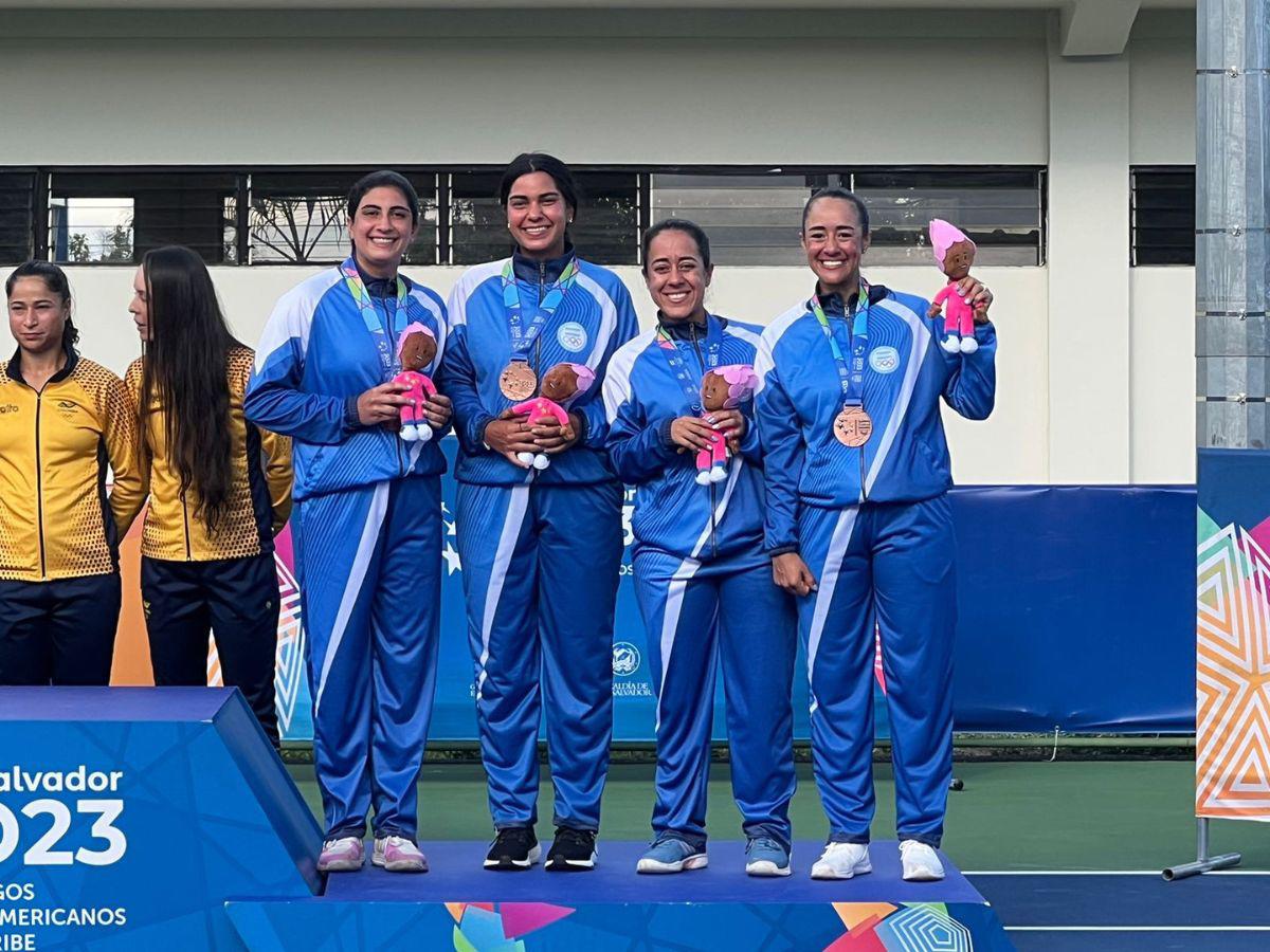 ¡Histórico bronce! Honduras consigue otra medalla en parejas femeninas en la disciplina de tenis