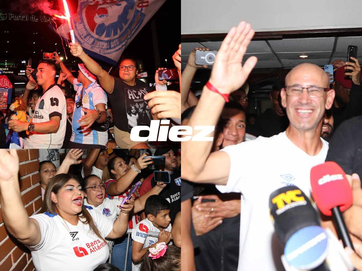 ¡Una locura de banderazo! Afición del Olimpia se desborda junto al plantel pensando en la corona 39