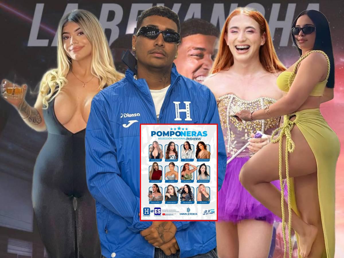 Partido de tiktokers de Honduras vs El Salvador: las bellas pomponeras confirmadas que adornarán el Morazán