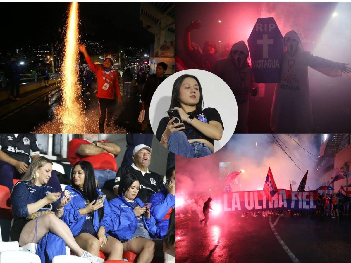 Hinchada de Olimpia inunda las calles del Nacional, dardo a Motagua y chicas cautivan en la previa del clásico