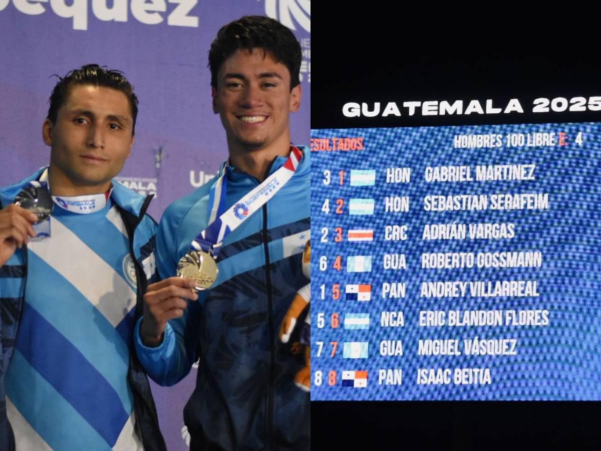 Honduras arrasa en natación: las preseas que han ganado los atletas catrachos en los Juegos Centroamericanos 2025