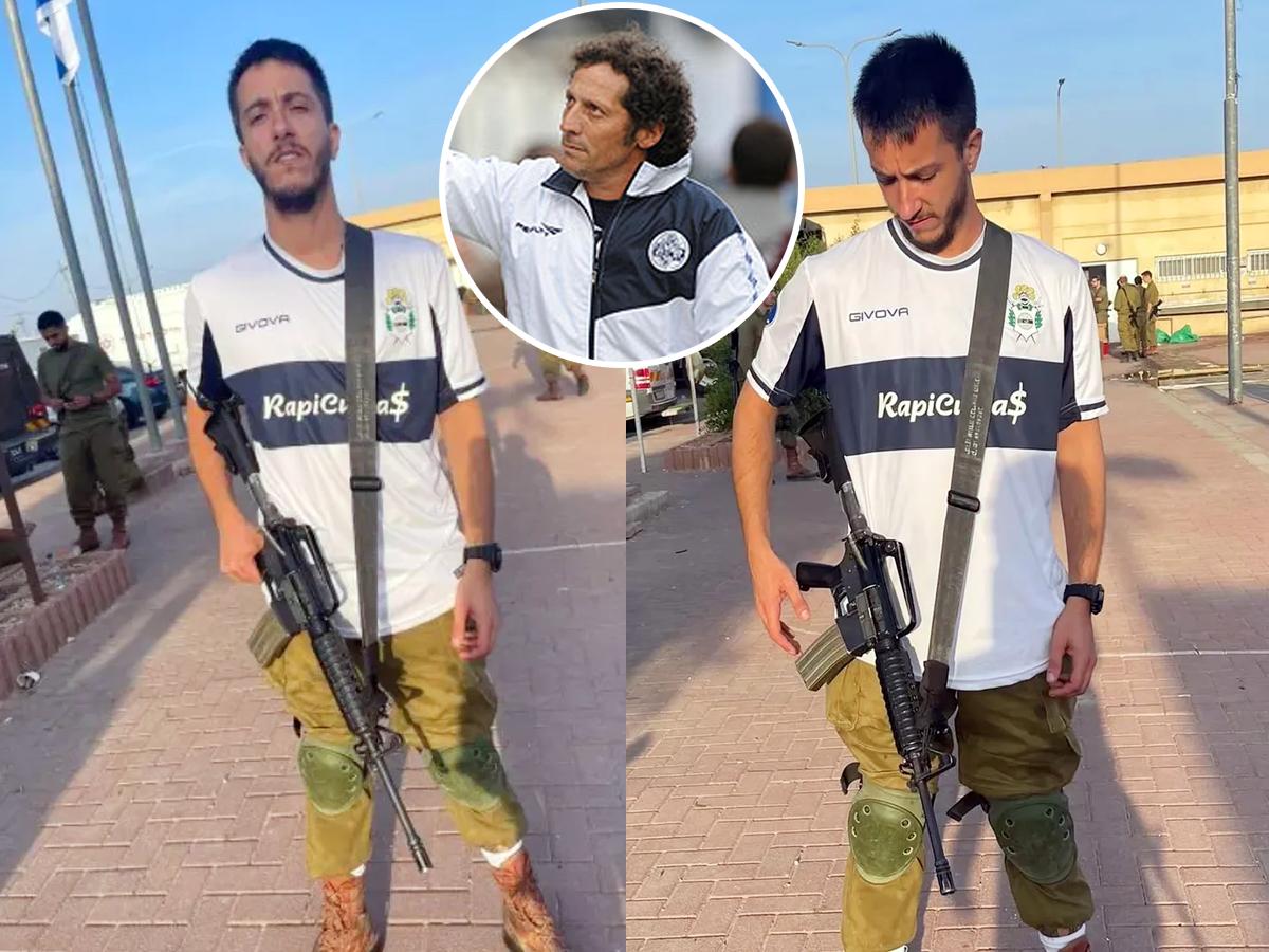 Argentino que está combatiendo en la guerra de Israel y Palestina sorprende al hablar de Pedro Troglio