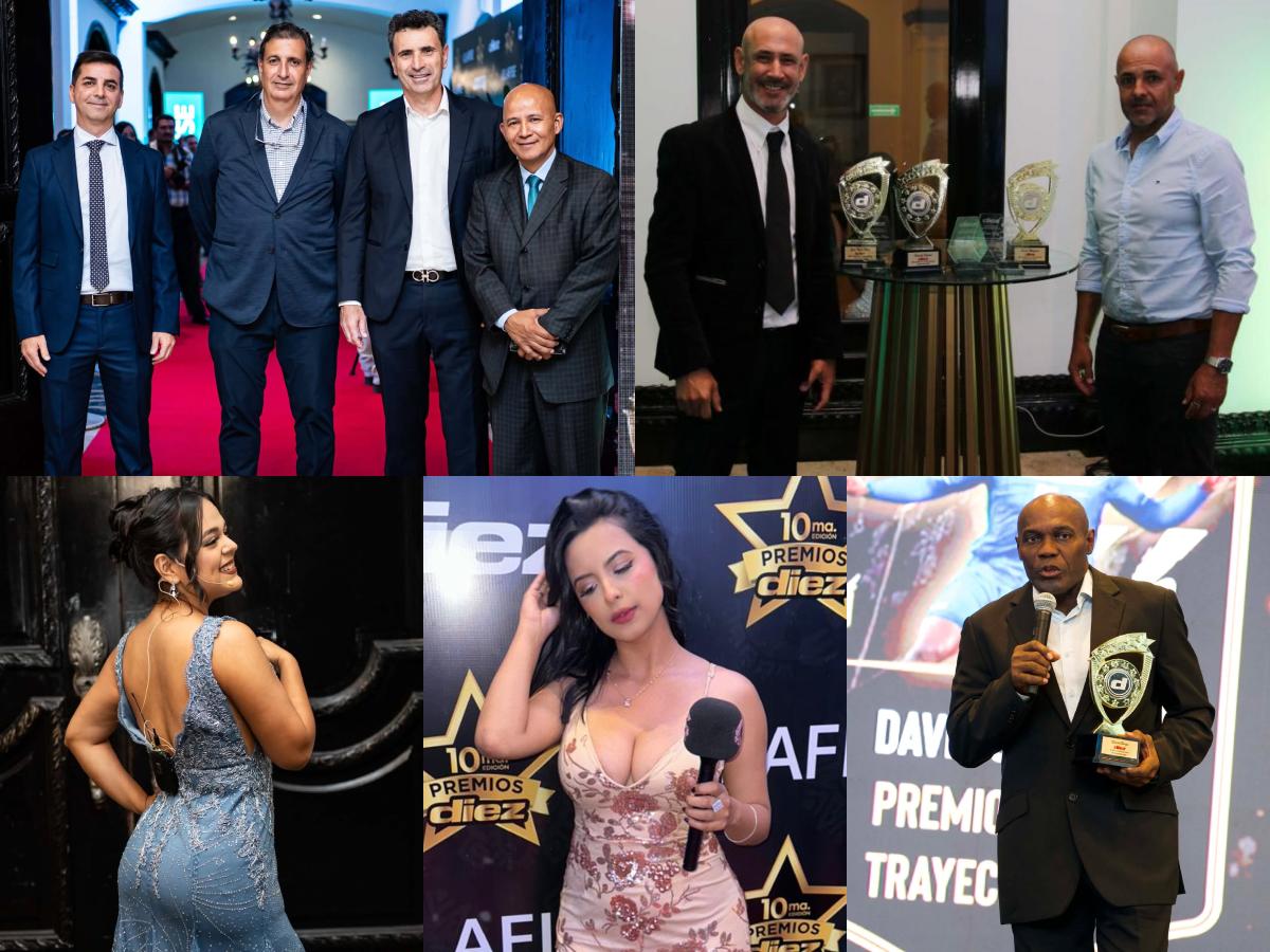 Premios DIEZ: derroche de belleza, galardonados, mundialista presente y las personalidades en la décima edición