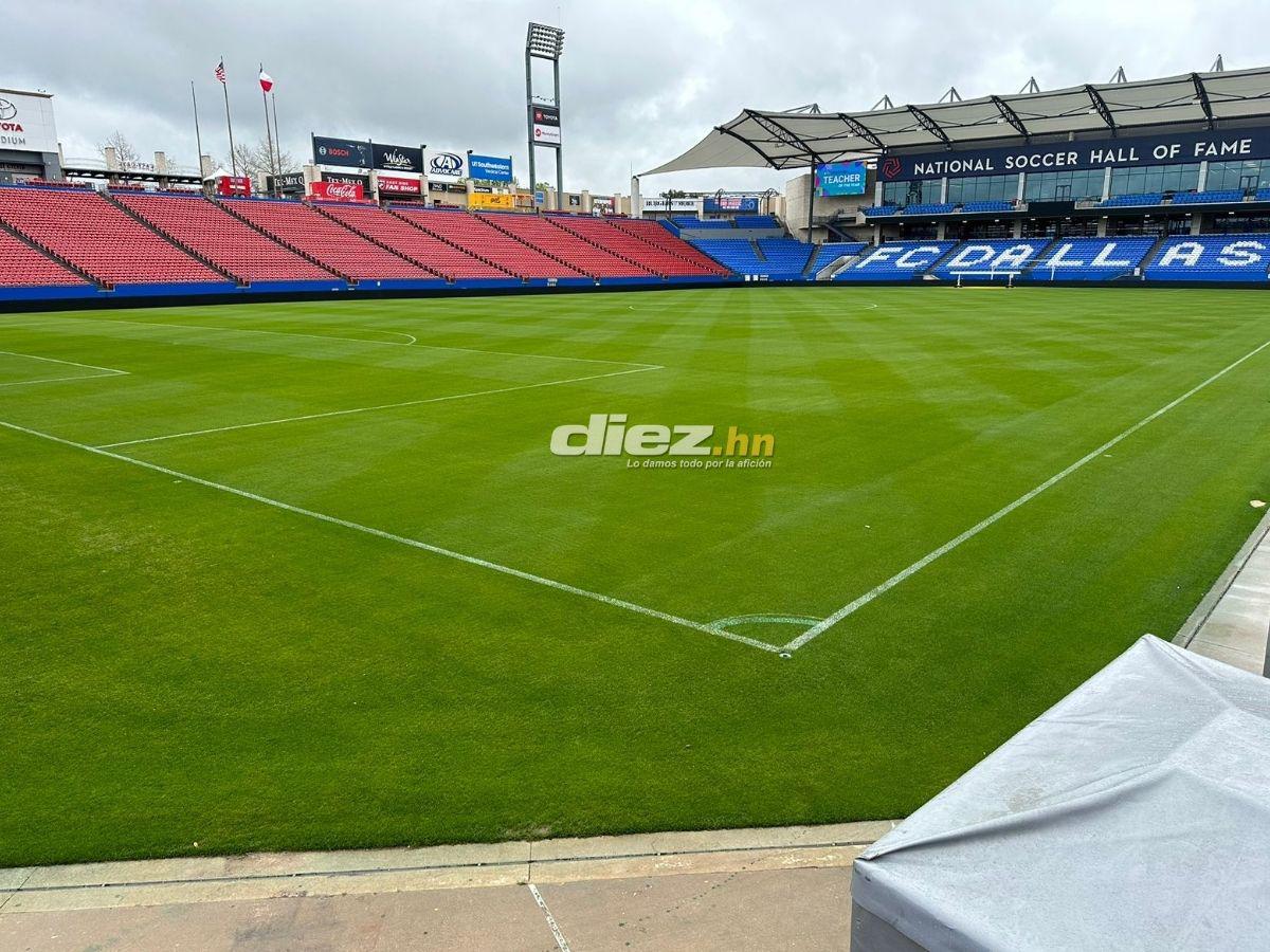 Con paneles solares y engramillado de mesa de billar: Así pulen el Toyota Stadium de Dallas para el Honduras vs Costa Rica