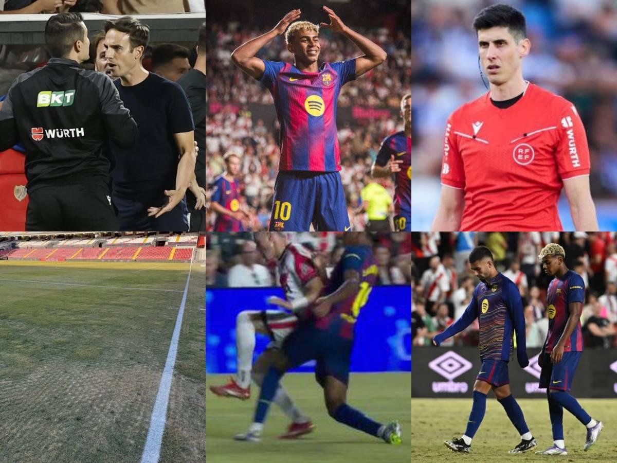 El VAR no existió en el gol de Yamal, la terrible cancha de Vallecas y el inesperado héroe de Barcelona ante Rayo Vallecano