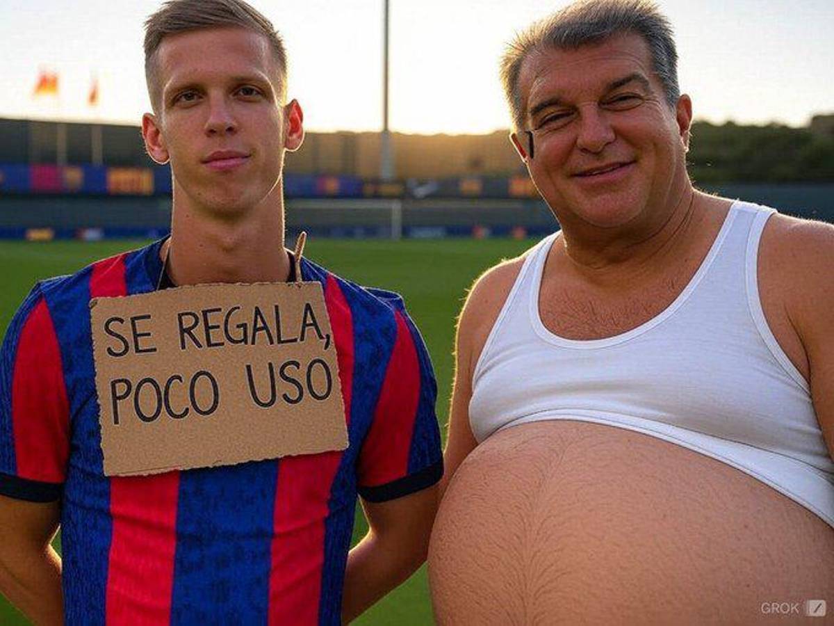 Barcelona no pudo inscribir en LaLiga a Dani Olmo y los memes destrozan a Joan Laporta y al club azulgrana