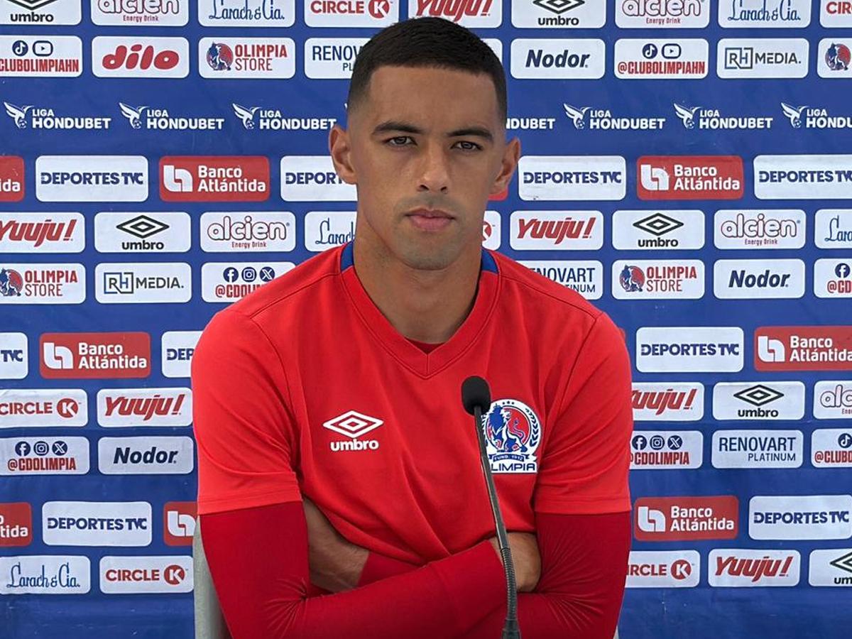 Emmanuel Hernández defiende la integridad del Olimpia y habla del Real España: “No damos bola a lo que dicen afuera”
