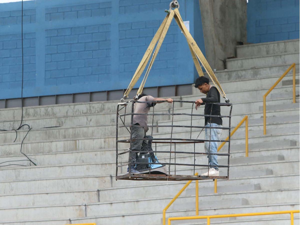 Revelan fecha de entrega de moderna pantalla gigante y los locales del centro comercial del Estadio Nacional Chelato Uclés