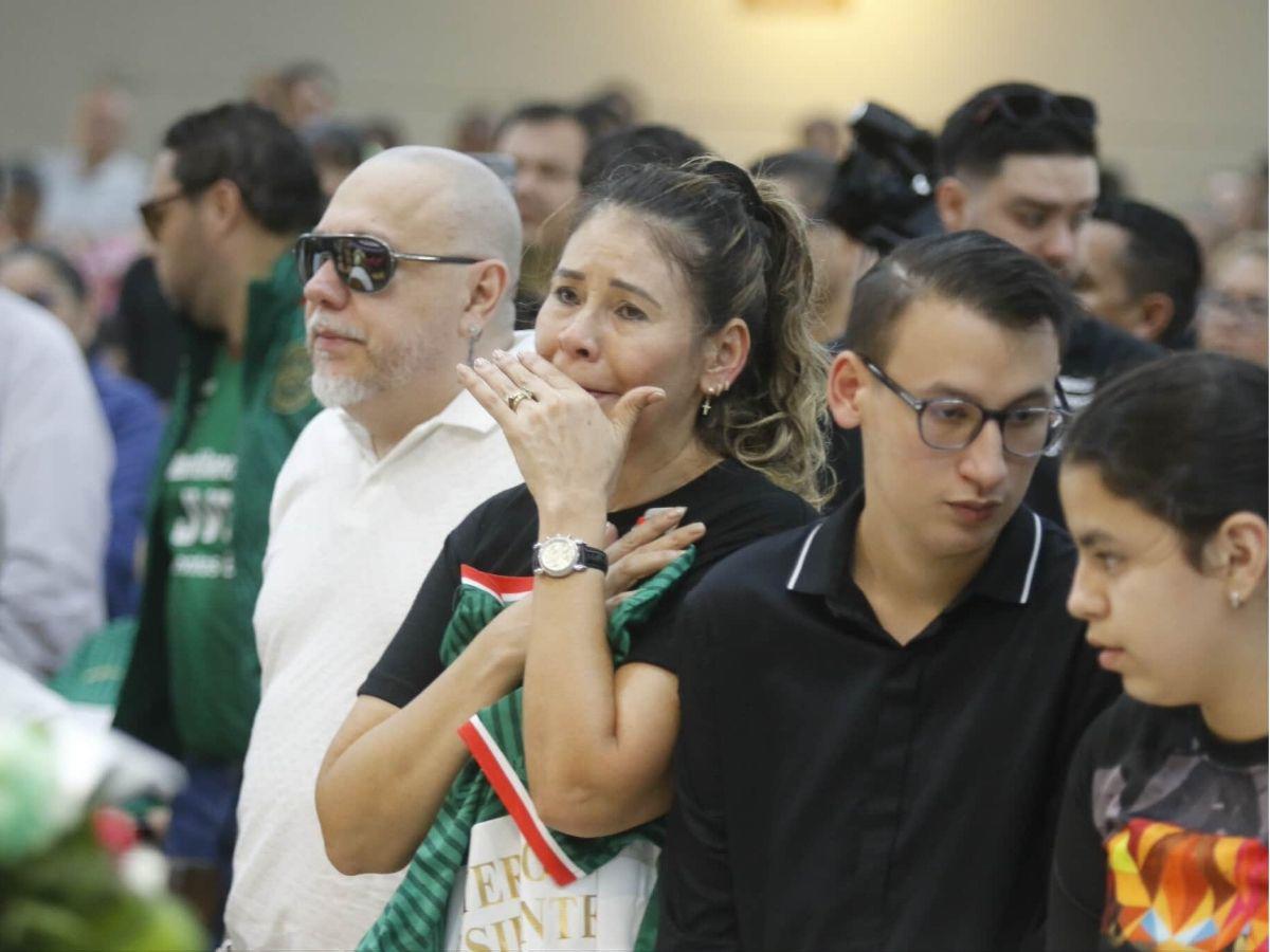 ¡Llanto, dolor y lágrimas! Así fue la triste misa de cuerpo presente de Orinson Amaya, presidente del Marathón