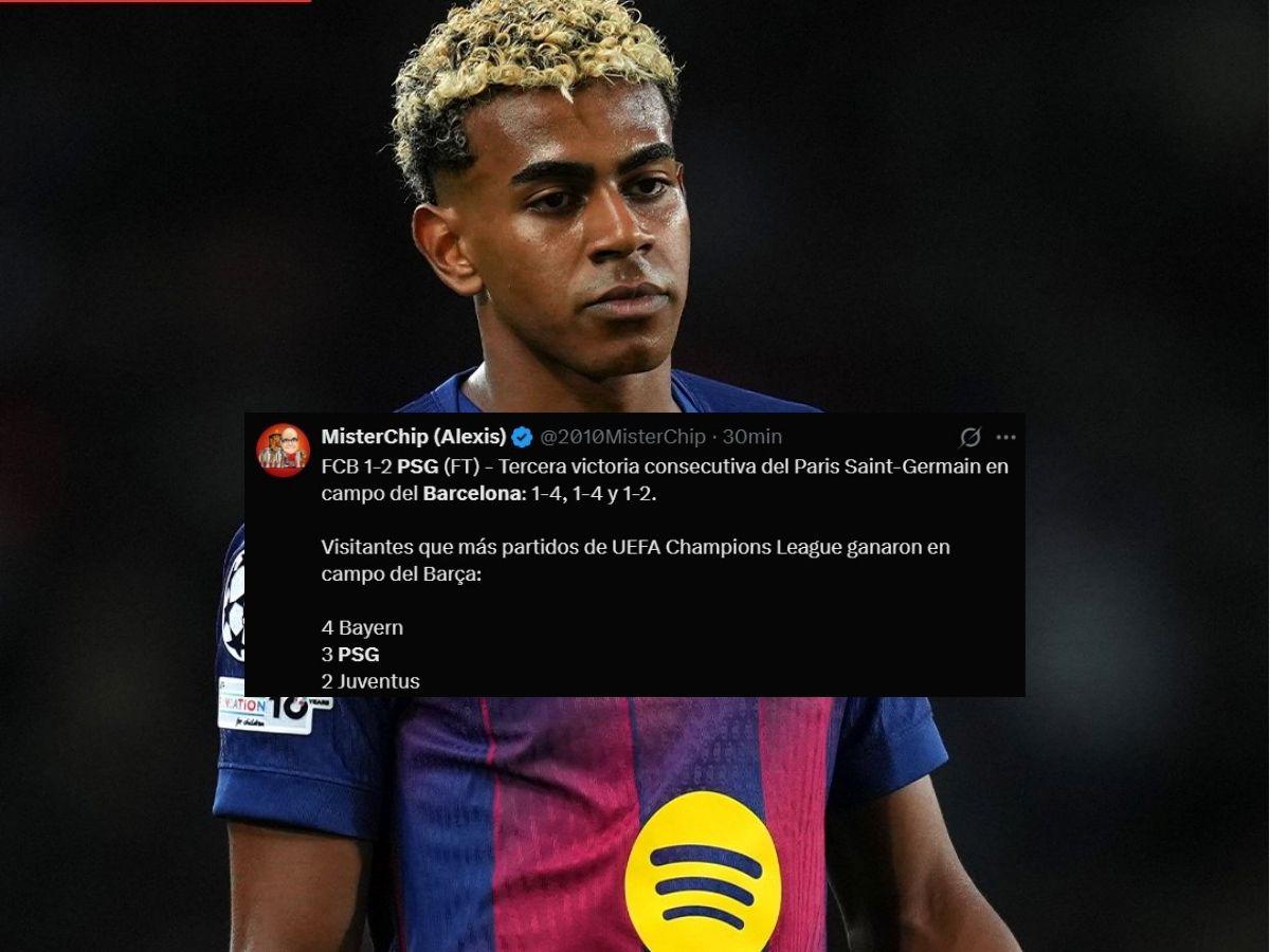 Sin Dembélé, sin Doué: La prensa señala los culpables de la nueva caída del Barcelona ante PSG en Champions League