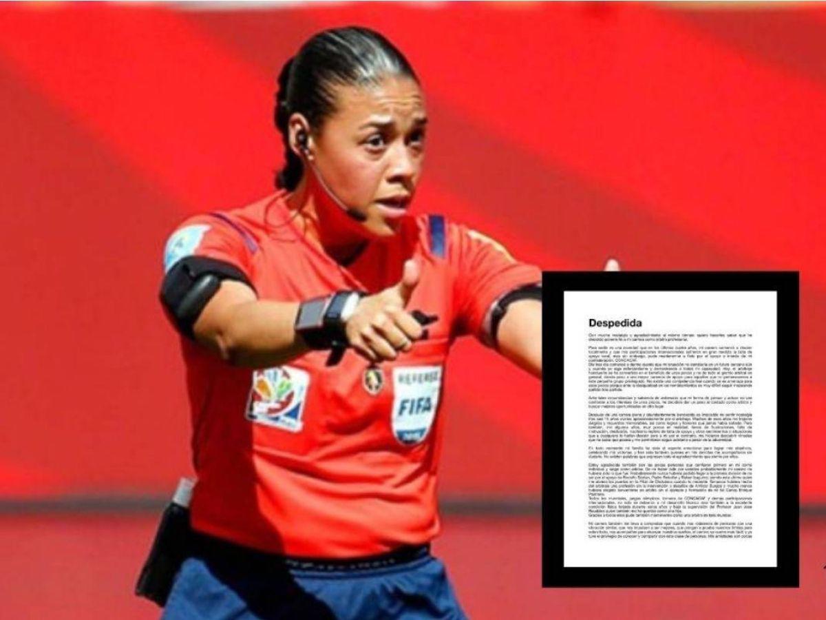 Melissa Pastrana dice adiós a Honduras y Estados Unidos le abre las puertas: Su nueva faceta tras retirarse del arbitraje