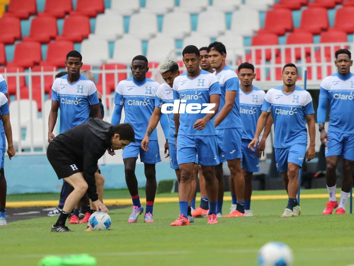 ¡Visitas sorpresa! Legionario se bajó del avión directo al entreno de la Selección de Honduras y un lesionado dijo adiós a la concentración