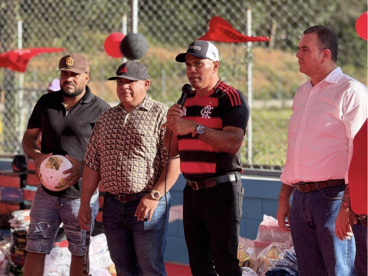 ¡Ya son 91 canchas! Condepor inaugura recinto deportivo en Marale, Francisco Morazán
