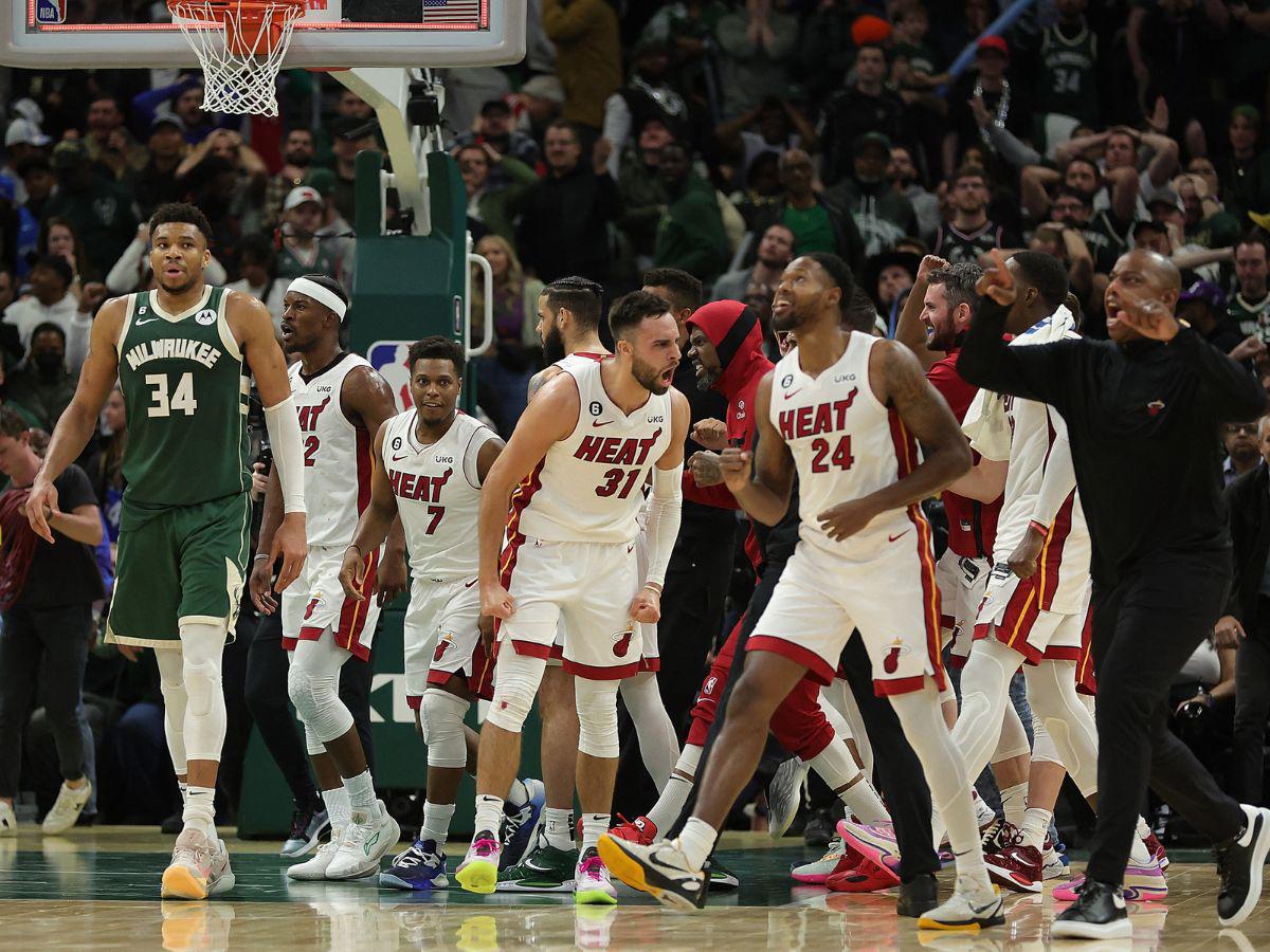 ¡Sorpresa! Miami Heat eliminó a los Milwaukee Bucks de los playoffs de la NBA
