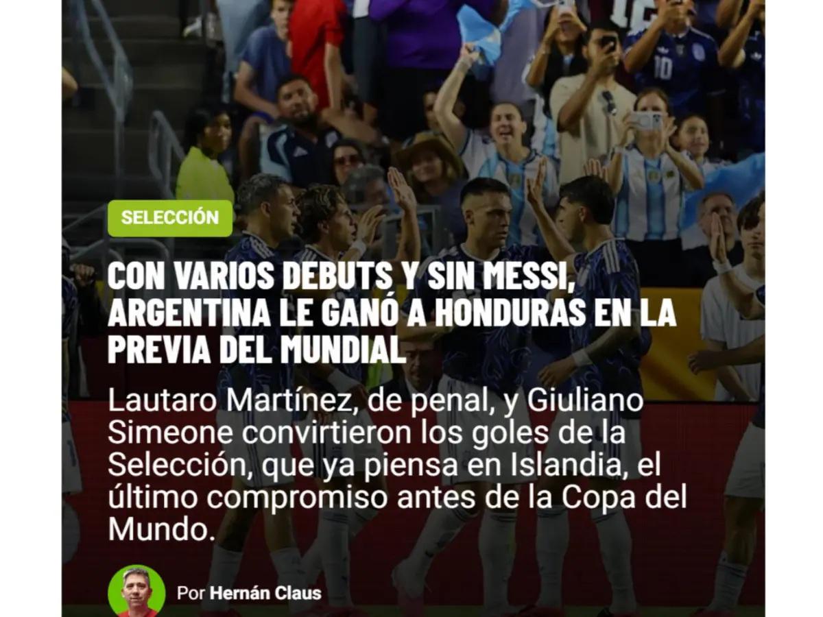 Tras caer ante Argentina, la prensa señala el culpable y pide un regreso: Ya ven