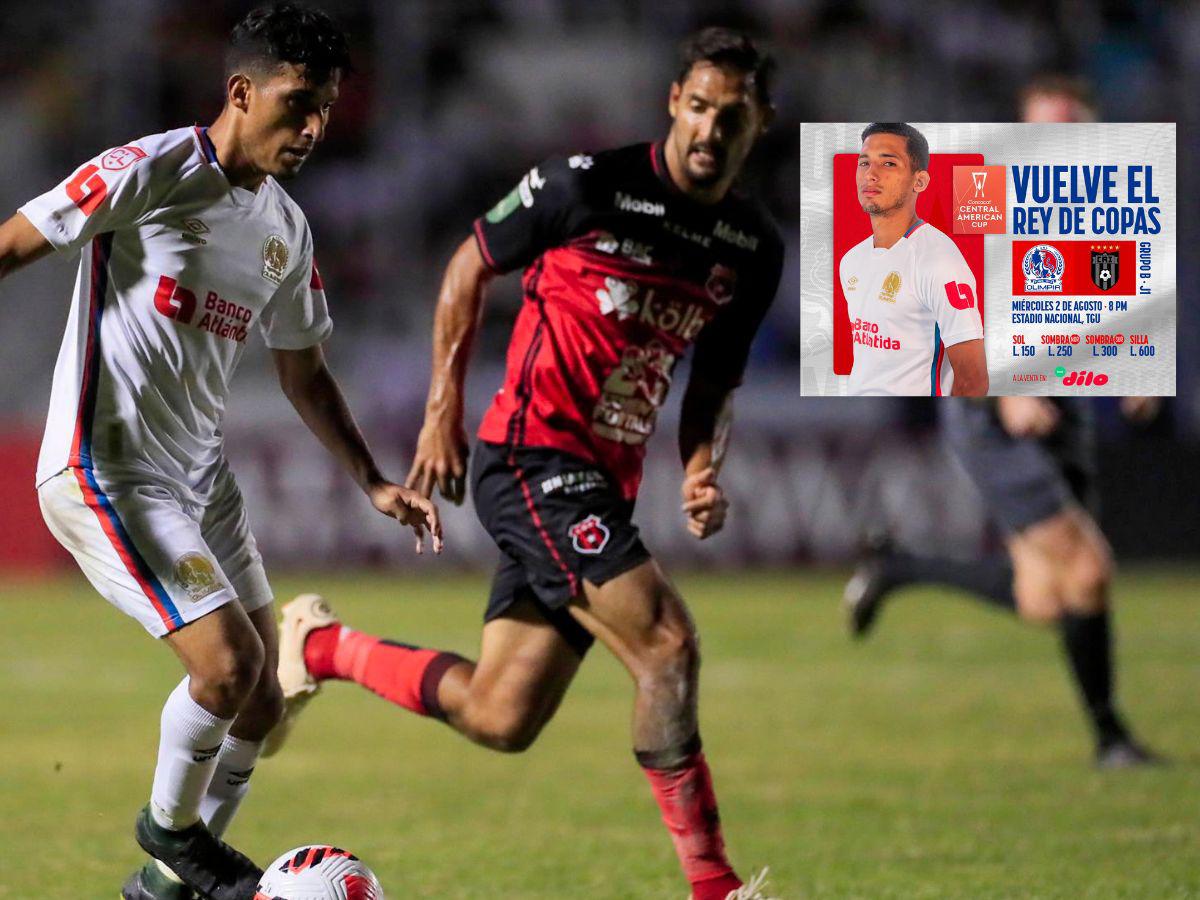 Olimpia oficializa boletería para su debut ante el CAI en la primera edición de la Copa Centroamericana 2023
