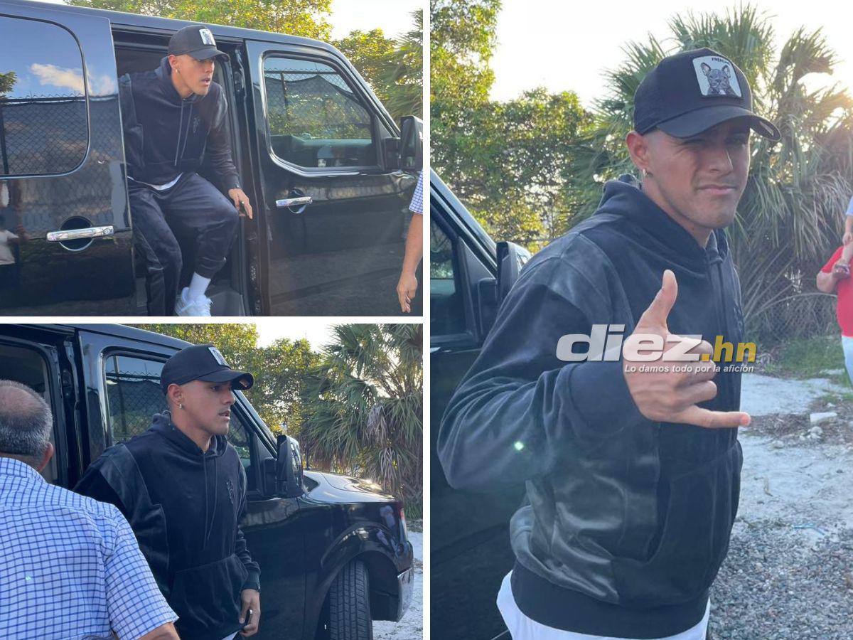 La Selección de Honduras ya está completa: Así fue la llegada de Luis Palma a Miami, casa de Lionel Messi