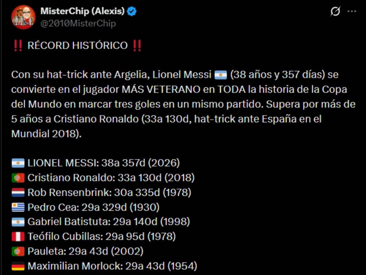Siempre tiene alguna ayudita: la prensa sobre el hat-trick de Messi en el Mundial