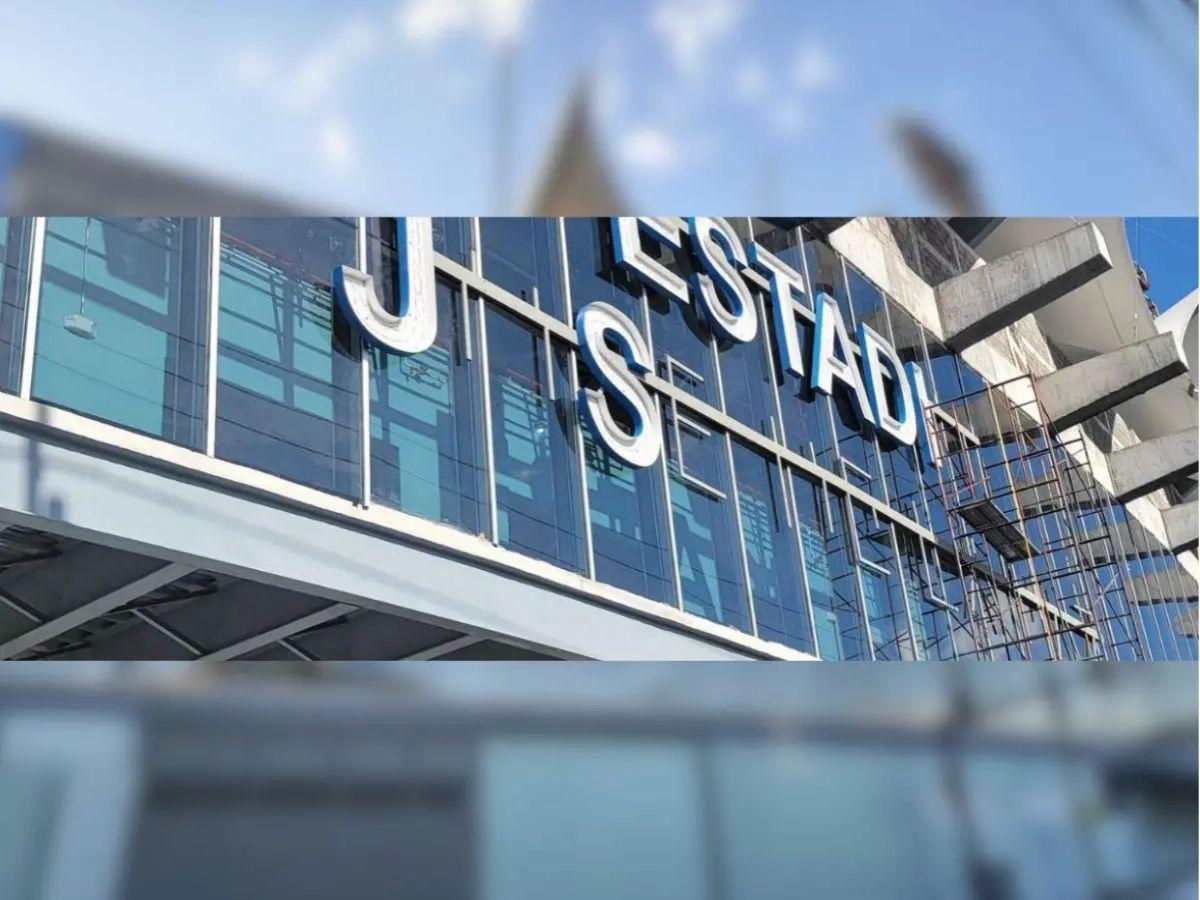 Espectacular: Así luce el Estadio Nacional Chelato Uclés con la nueva fachada y el letrero