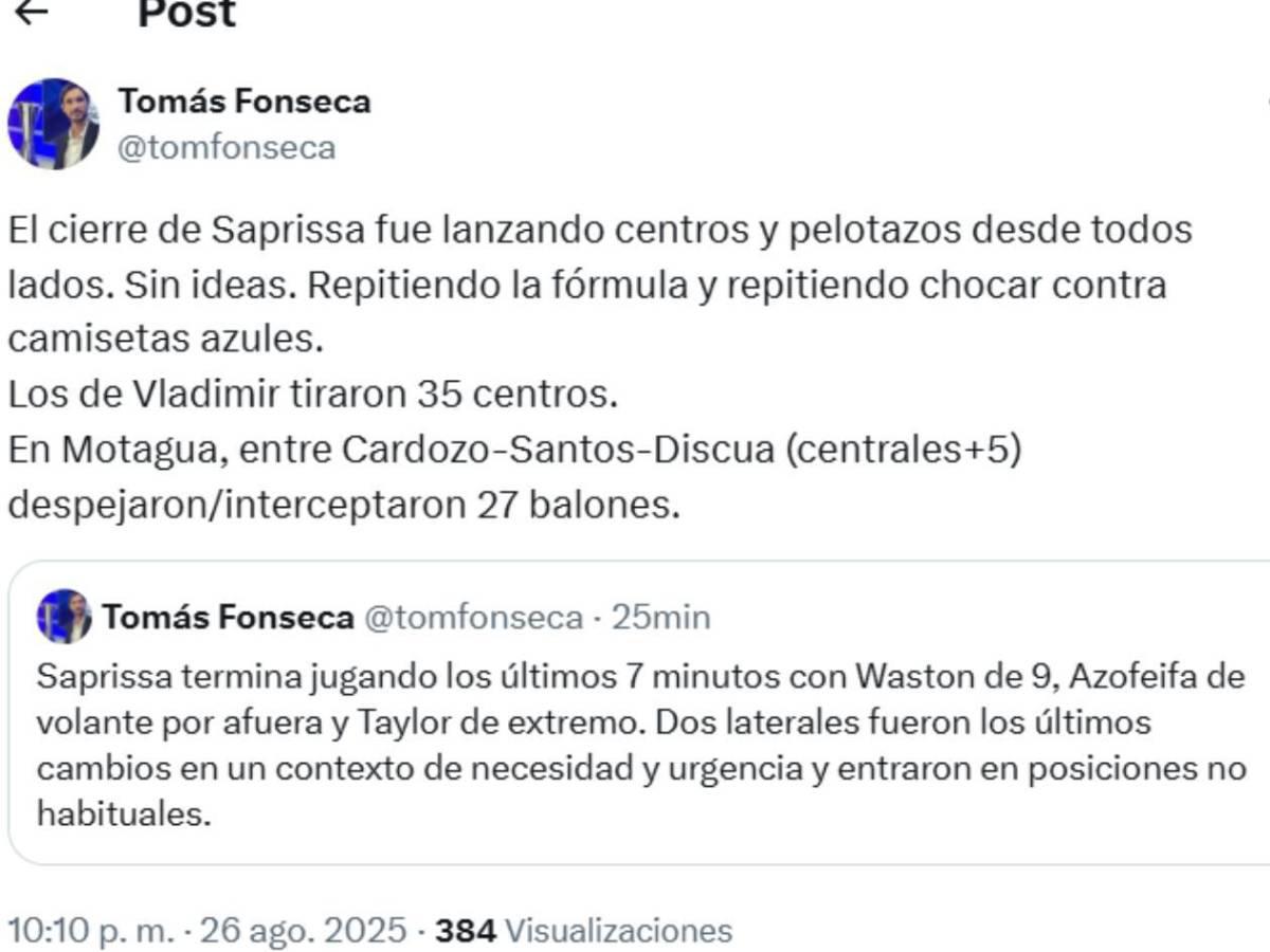 La burla de Motagua que no gusta en Concacaf, mano dura contra Saprissa y elogio a Javier López: ¿Qué hacen los olimpistas?