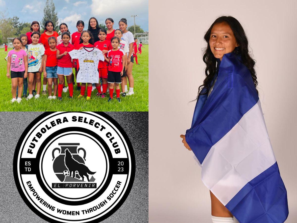 Emelly Chicas, seleccionada catracha, sorprende al impulsar academia de fútbol en Siguatepeque