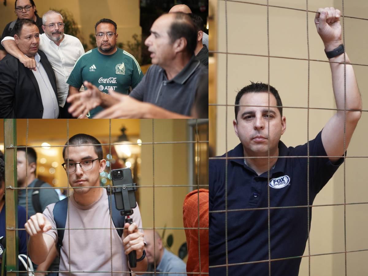 “Enjaulados” y molestos: así recibieron periodistas aztecas a la Selección Mexicana en el hotel en Honduras