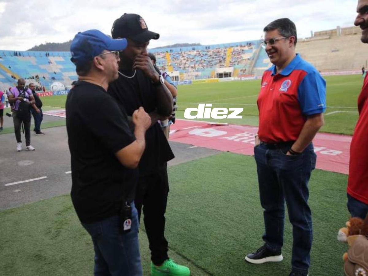 Jerry Bengtson recibe balón de oro, Olimpia con visita de lujo y caras tristes tras empate ante Real España