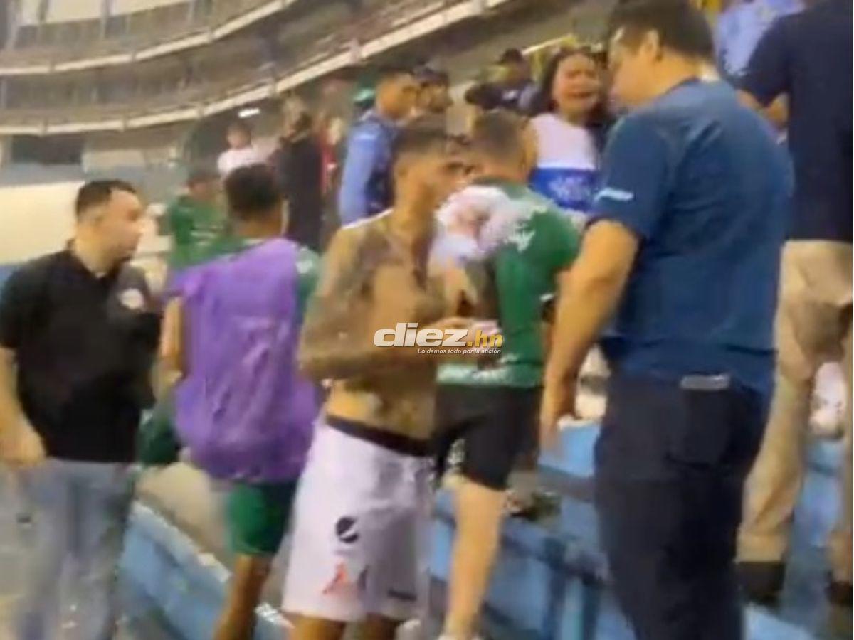 Batalla campal en el Olímpico: así fue el zafarrancho que protagonizaron las barras del Marathón y Alianza