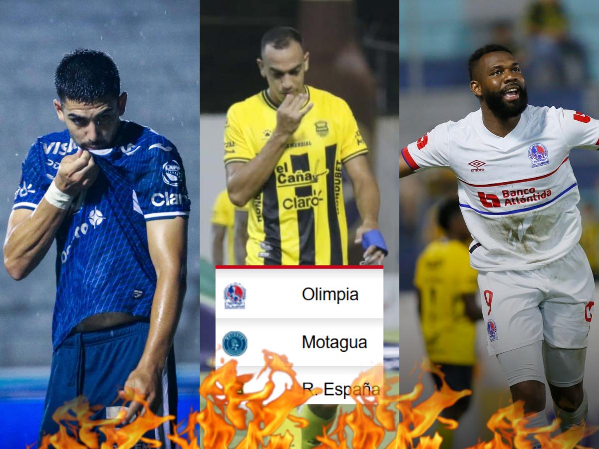 ¡Triangular al rojo vivo! Olimpia lidera y Real España queda contra las cuerdas: así quedó la tabla del grupo A