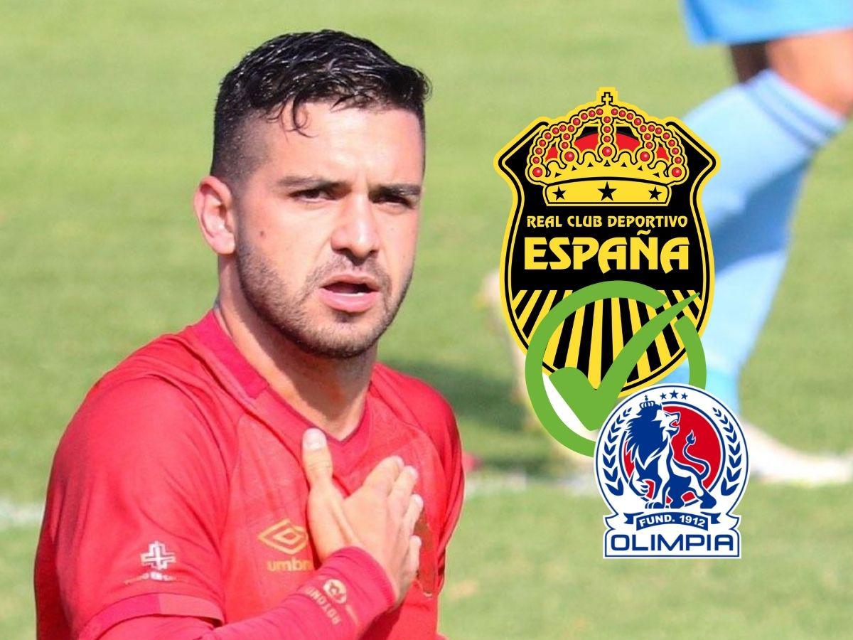 Confirmado: Real España ficha a Matías Rotondi y tiene acuerdo verbal con atacante del Olimpia para el torneo Clausura 2025