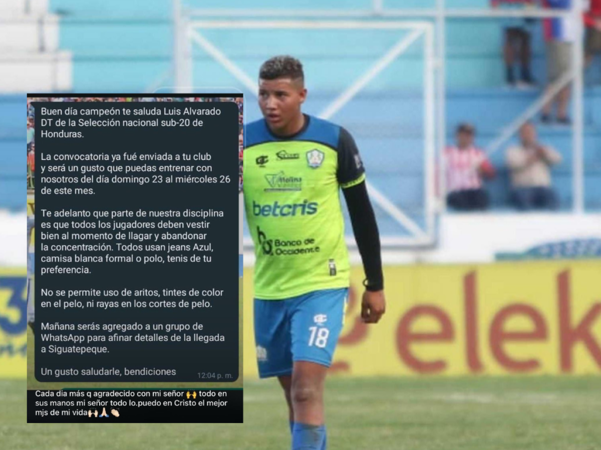 Tras ser el héroe en el batacazo entre Olimpia - Olancho FC, Ángel Villatoro es convocado a la sub-20 de la selección de Honduras