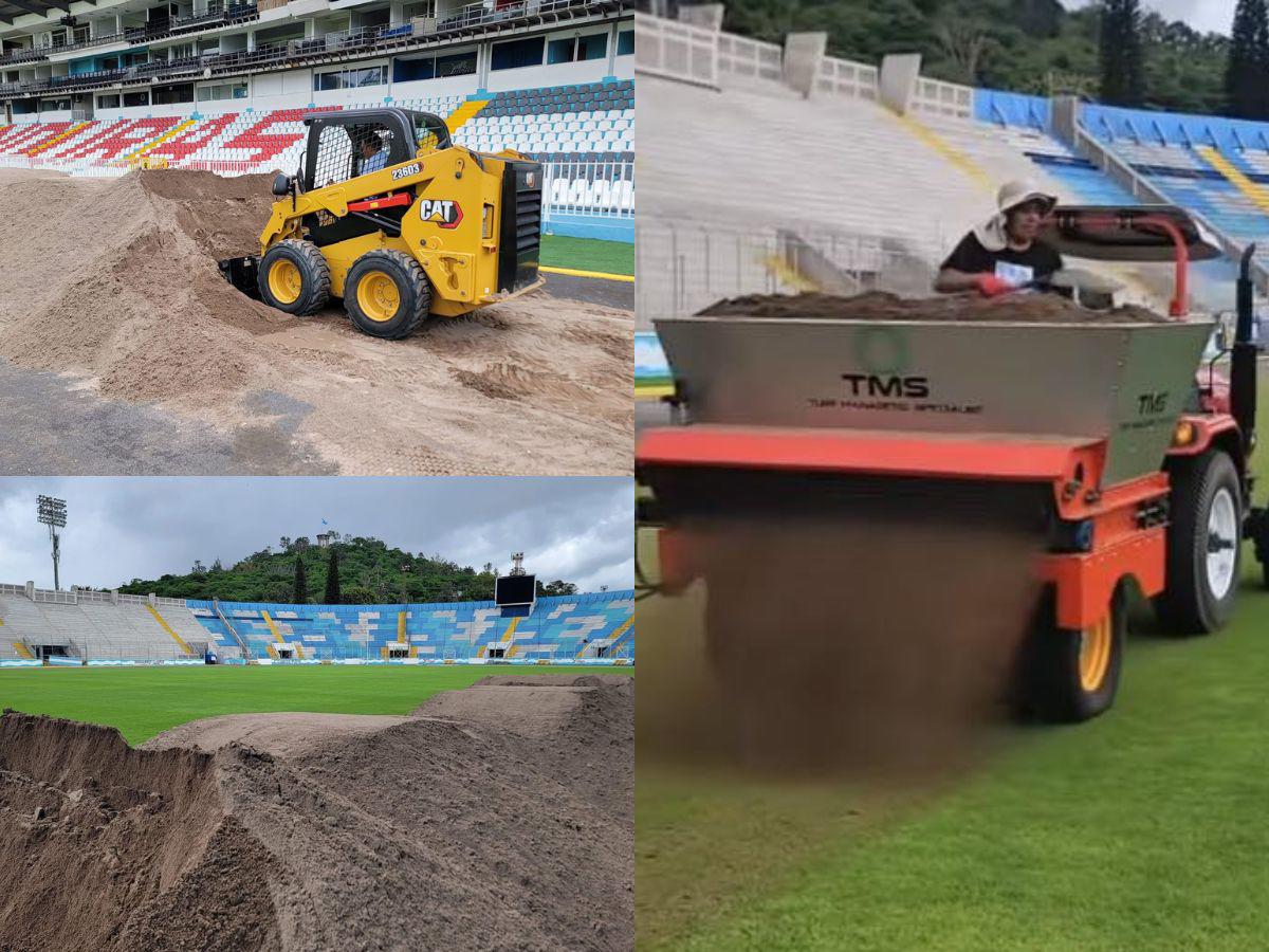 ¿La razón? Condepor inicia mantenimiento técnico a la grama híbrida del Estadio Nacional Chelato Uclés